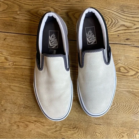 Vans Classic Slip On Mix & Match Sneakers Black and White Women 9 Men 7.5 - Picture 4 of 9